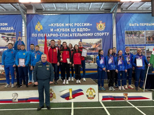 Сборная Главного управления стала победителем соревнований по пожарно-спасательному спорту в Рязани