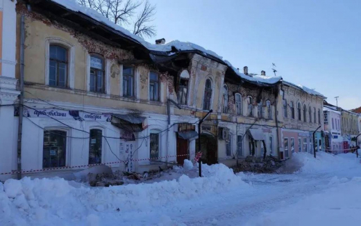 Кровля объекта культурного наследия XIX века обрушилась в Тамбове