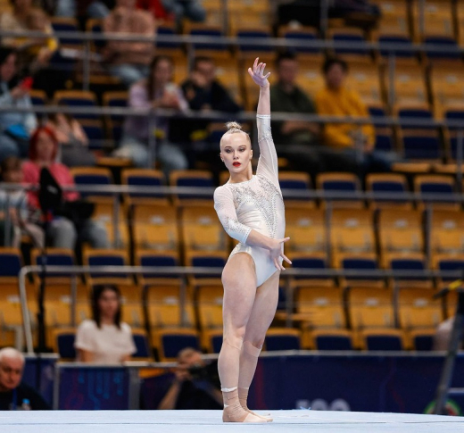 Воронежская гимнастка Ангелина Мельникова стала третьей в квалификации Кубка России