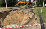 Затянувшийся ремонт коллектора на улице Циолковского в Воронеже подошёл к концу