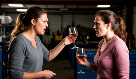 Девичник в гараже под Воронежем закончился броском бокала в голову