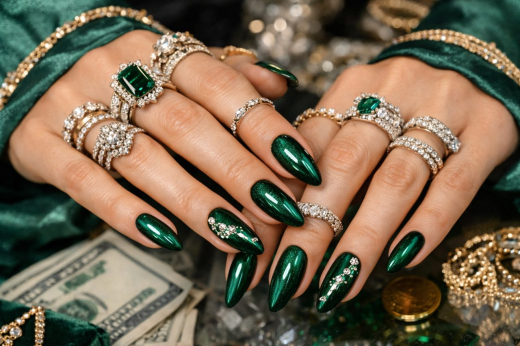 Денежный маникюр на февраль 2026: 5 цветов для привлечения финансового успеха