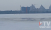 Оттепель и запреты не помешали воронежцам выходить на тающий лёд водохранилища
