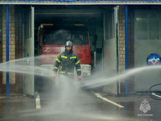 В Красногорске  проводили на пенсию старшего пожарного  ПСЧ №4 Антона Моткина