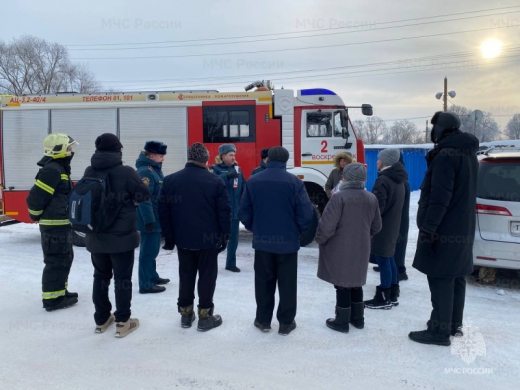 День пожарной безопасности провели сотрудники МЧС России в селе Косяково городского округа Воскресенск