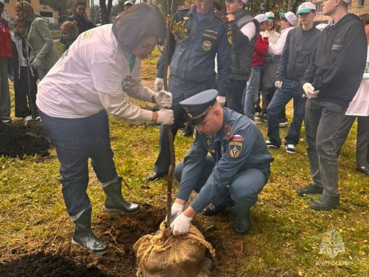 35 добрых дел: сотрудники МЧС России приняли участие в областной экологической акции