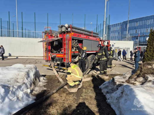 В Бронницах проведены пожарно-тактические учения в училище олимпийского резерва
