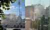 Пожар вспыхнул на Кольцовском рынке в Воронеже