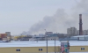 Склад стройматериалов вспыхнул в промзоне Воронежа