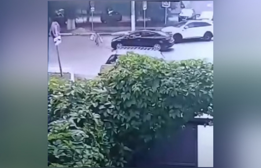 Камеры записали момент наезда чиновника на ребёнка под Воронежем
