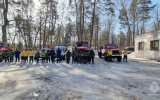 В Серпухове прошли совместные учения по подготовке к пожароопасному сезону 2026 года