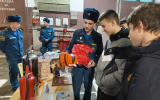 В Зарайске сотрудники МЧС России приняли участие в региональной акции «ГИА. Осознанность. Профориентация»