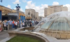 Желающие попасть на выставку «Территория будущего» выстроились в длинную очередь