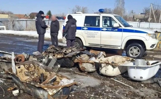 3 тонны чёрного металла нашли у воронежских нелегалов
