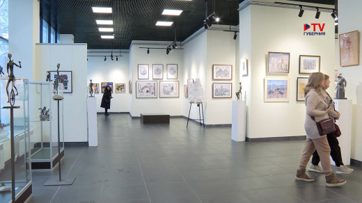 Воронежское отделение Союза художников России представило зрителям выставку скульптуры и графики