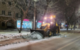 Власти рассказали, сколько снега убрали с улиц Воронежа ночью