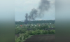 Мощный пожар в микрорайоне Воронежа сняли очевидцы