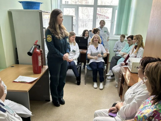 В Раменской ЦРБ проведен противопожарный инструктаж