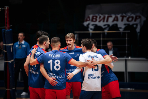 Воронежские волейболисты победили в первом матче нового года