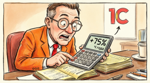 1C: нагрузка на бухгалтерию. Компания повысила стоимость лицензий на 75% за четыре года