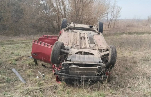 Водитель Renault пошёл на обгон на воронежской трассе и погиб