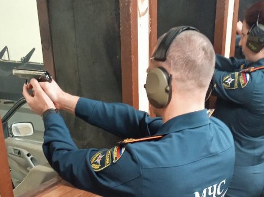 Пожарные Люберец приняли участие в чемпионате по стрельбе из пистолета Макарова