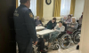 В Балашихе сотрудники МЧС провели профилактическую беседу о пожарной безопасности в пансионате для пожилых