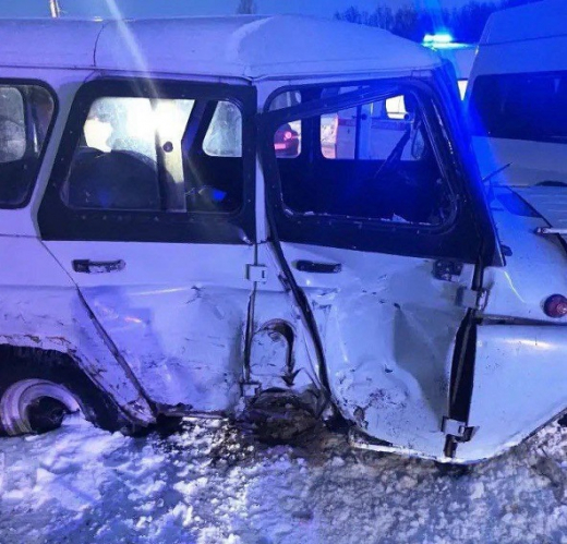 Шестеро пассажиров микроавтобуса попали в больницу после ДТП под Воронежем