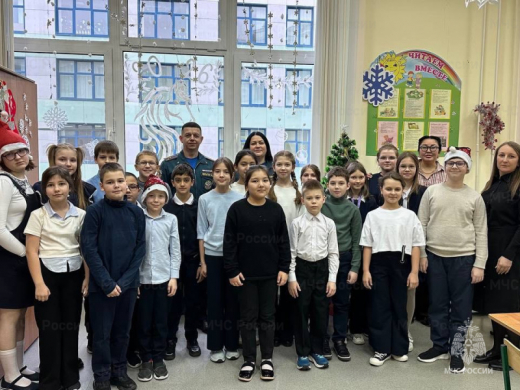 Юным жителям Домодедова рассказывают о безопасности в период новогодних праздников