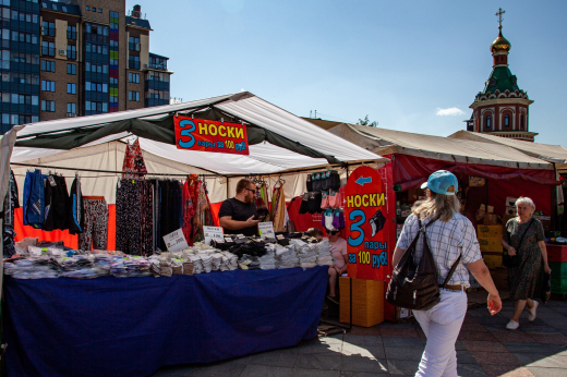 На рынках Подмосковья запретили торговать в палатках