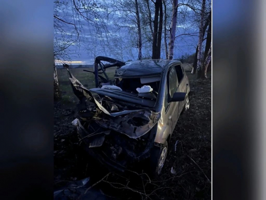 Пьяная автомобилистка разбилась на трассе под Воронежем