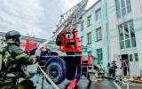Уроки безопасности: в школе №17 тушили условный пожар