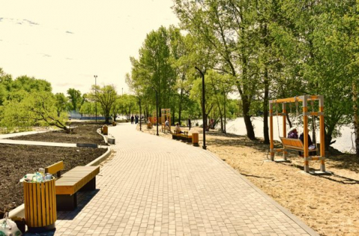 Автогородок, раздевалки и гамаки: что появится на набережной Авиастроителей