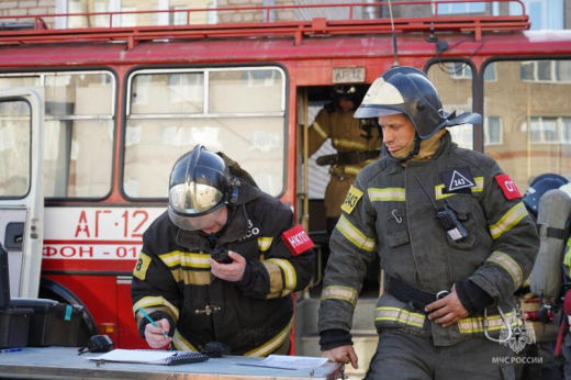 В Орехово-Зуево проведены пожарно-тактические учения в общежитии университета