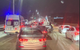Многокилометровые пробки парализовали Воронеж 18 февраля