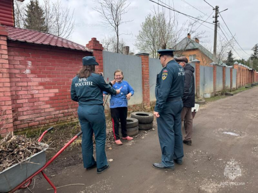 Требования противопожарного режима разъясняют жителям СНТ в Балашихе