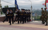Воронежские школьники соревновались в синхронности маршировки
