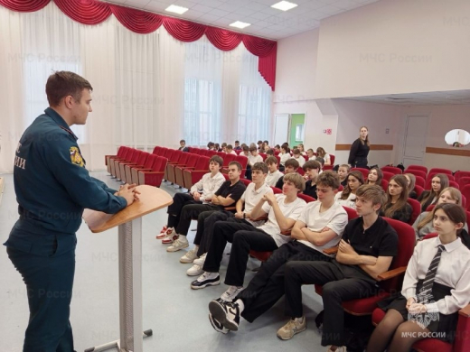 Служба по призванию: ступинские старшеклассники узнали, как вступить в ряды МЧС России