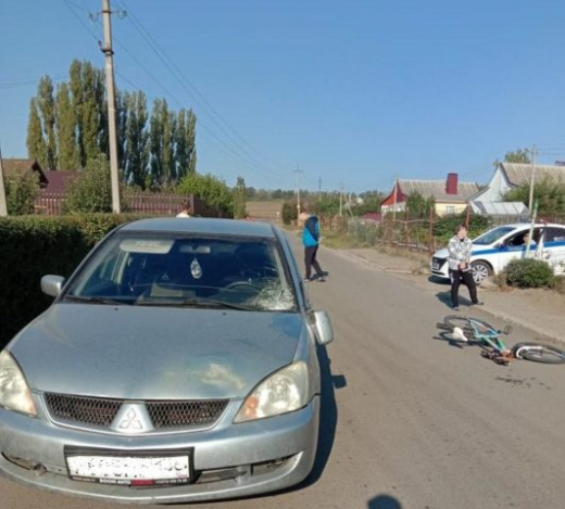 В Воронежской области 11-летний велосипедист пострадал после ДТП с иномаркой