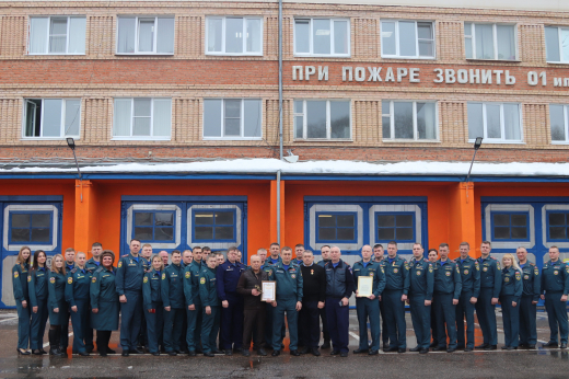 Начальник Главного управления МЧС России по Московской области посетил Клинский пожарно-спасательный гарнизон