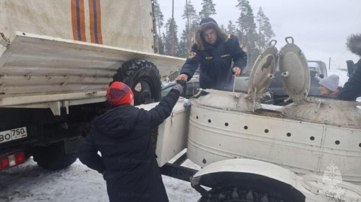 Пожарные СПСЧ №24 оказали содействие в организации лыжных гонок