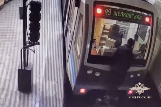 Волк: Москвич получил девять суток ареста за поездку на сцепке вагона в метро
