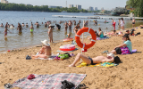 Пляжи Москвы начали готовить к купальному сезону, который начнется в конце мая