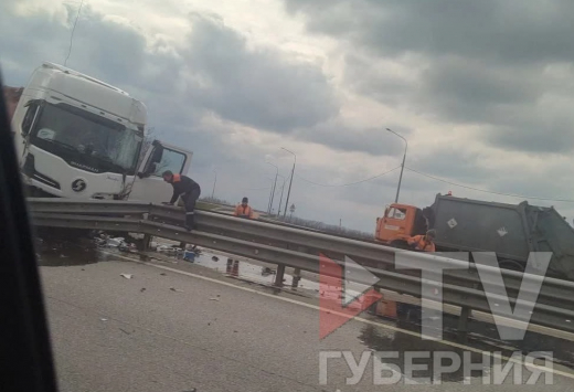 Крупное ДТП произошло на ремонтируемом участке трассы М-4 «Дон» в Воронежской области
