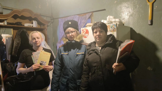 В Кашире сотрудники МЧС России провели совместные профилактические рейды