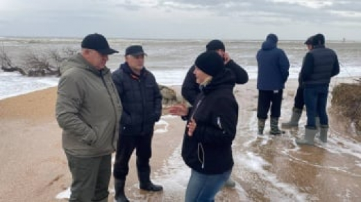В Керчи будут укреплять берег Аршинцевской косы
