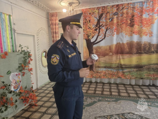 В Ступине инспекторы ГПН  учат малышей слушать «волшебный» прибор