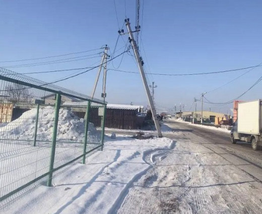 Жители Отрадного остались без света из-за ДТП под Воронежем