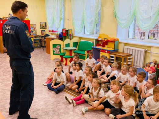 Беседа о мерах пожарной безопасности проведена с юными жителями Ликино-Дулево