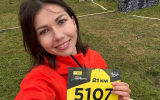 Воронежская бегунья стала второй на полумарафоне в Дербенте